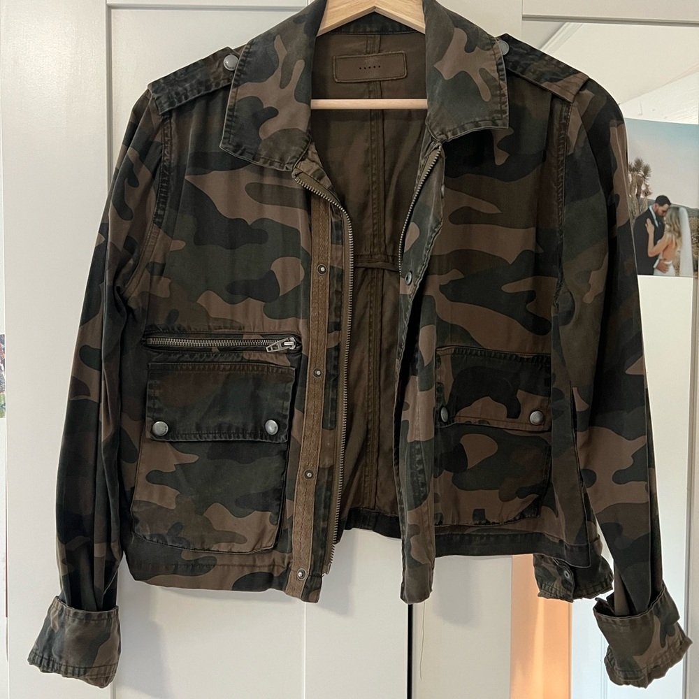 Blank NYC Camouflage Utility Jacket